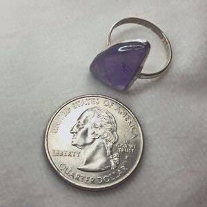 Natural African Amethyst in .925 sterling